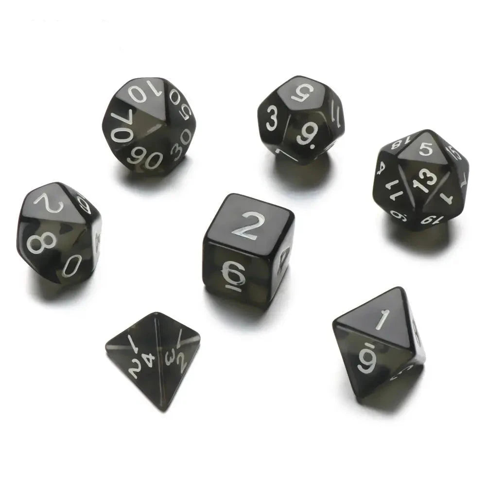  Multifaceted Dice Set Table Game Opaque Polyhedral Dices for DND Dice Tabletop Role-Playing Game - Dice Drop