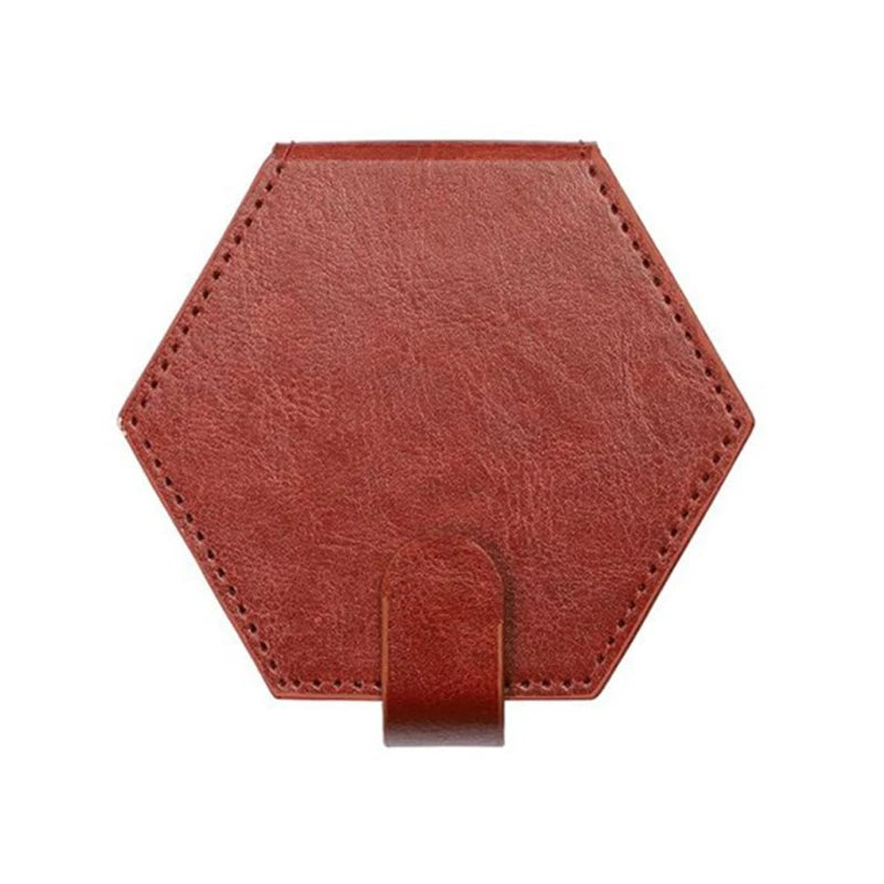 Faux Leather Hexagon RPG Dice Case - Dice Drop Store