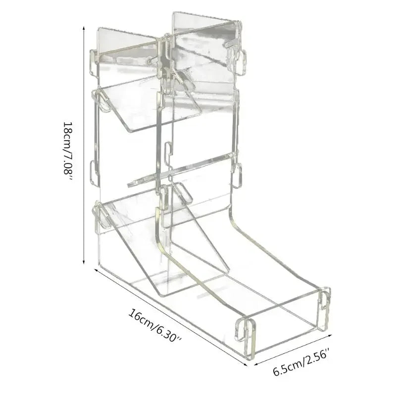 Creative Portable Transparent Acrylic Dice Rolling Tower for DND Running Teams Using Dice Tabletop Board Games - Dice Drop