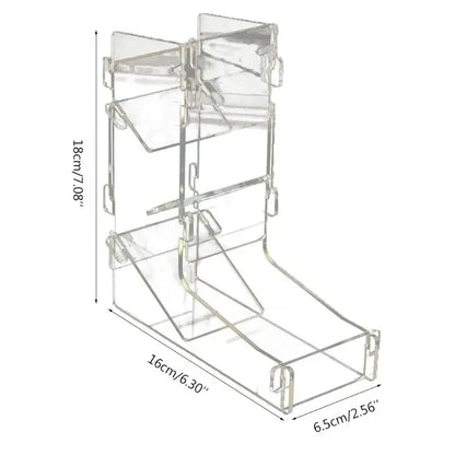 Creative Portable Transparent Acrylic Dice Rolling Tower for DND Running Teams Using Dice Tabletop Board Games - Dice Drop