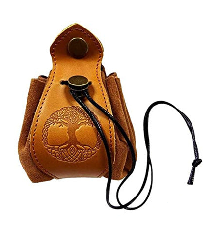 Genuine Leather For DND Dice Bag Tray 5 Celtic Designs Cute Drawstring Pouch D&D Roleplaying RPG Gift Ideas Coin Purse - Dice Drop